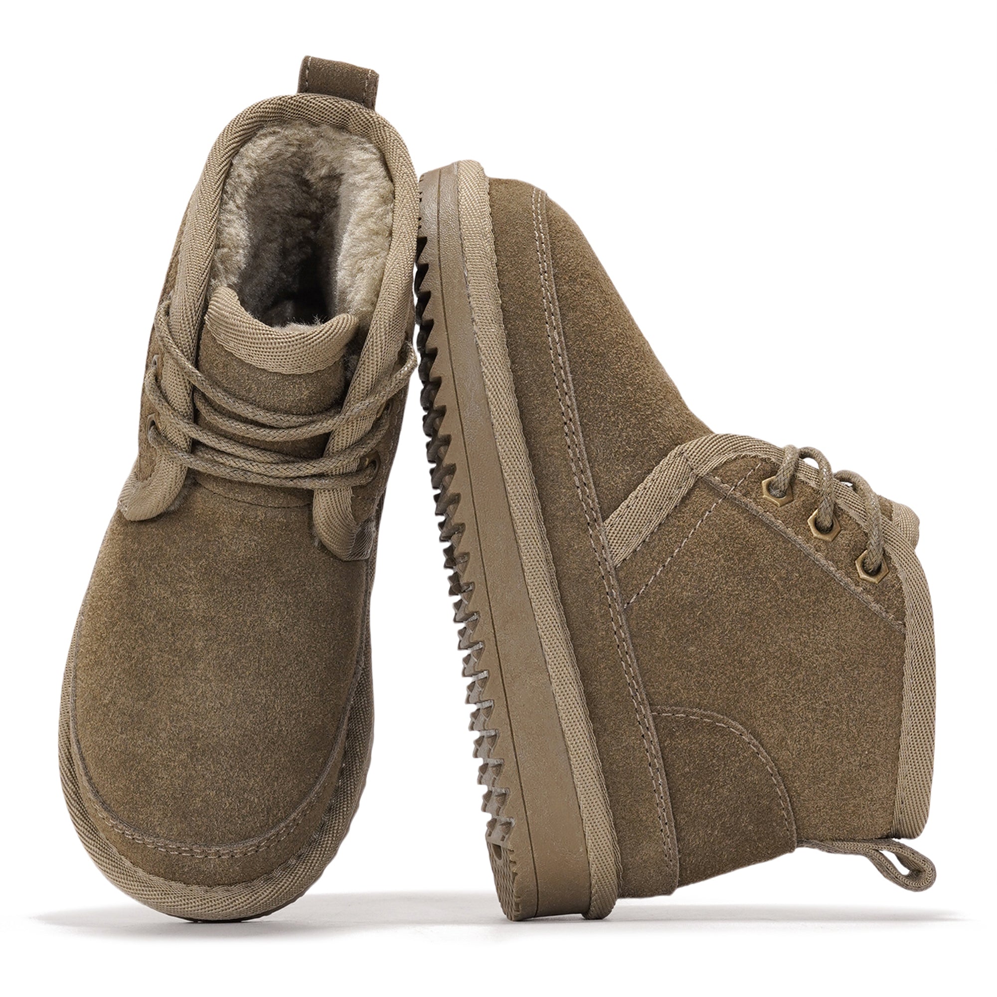 Project Cloud | "Nevada" Fur-Lined Ankle Boots for Kids | Lightweight | Water Resistant | Non-Slip