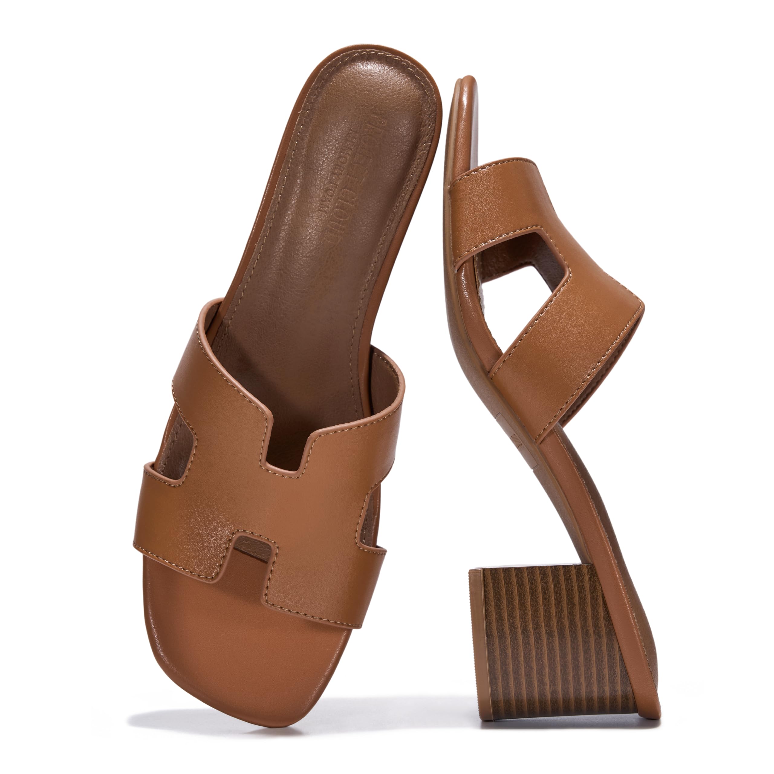 Project Cloud Women's | 100% Genuine Leather Heeled Sandals