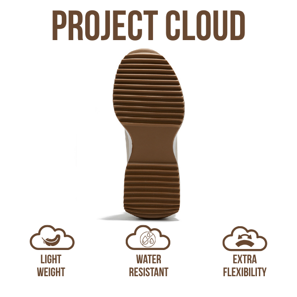 Project Cloud| "Serena" Fashion Sneakers for Women | Memory Foam Insole | Lightweight | Non-Slip
