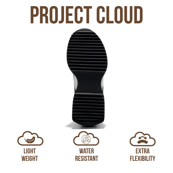 Project Cloud| "Serena" Fashion Sneakers for Women | Memory Foam Insole | Lightweight | Non-Slip