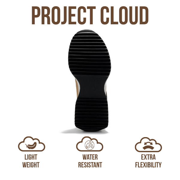 Project Cloud| "Serena" Fashion Sneakers for Women | Memory Foam Insole | Lightweight | Non-Slip