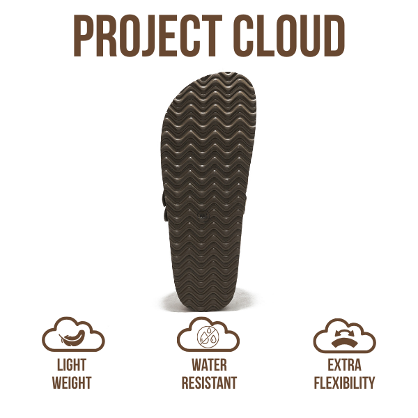 Project Cloud | "Stephi" Genuine Leather Clogs for Women | Memory Foam | Lightweight | Non-Slip