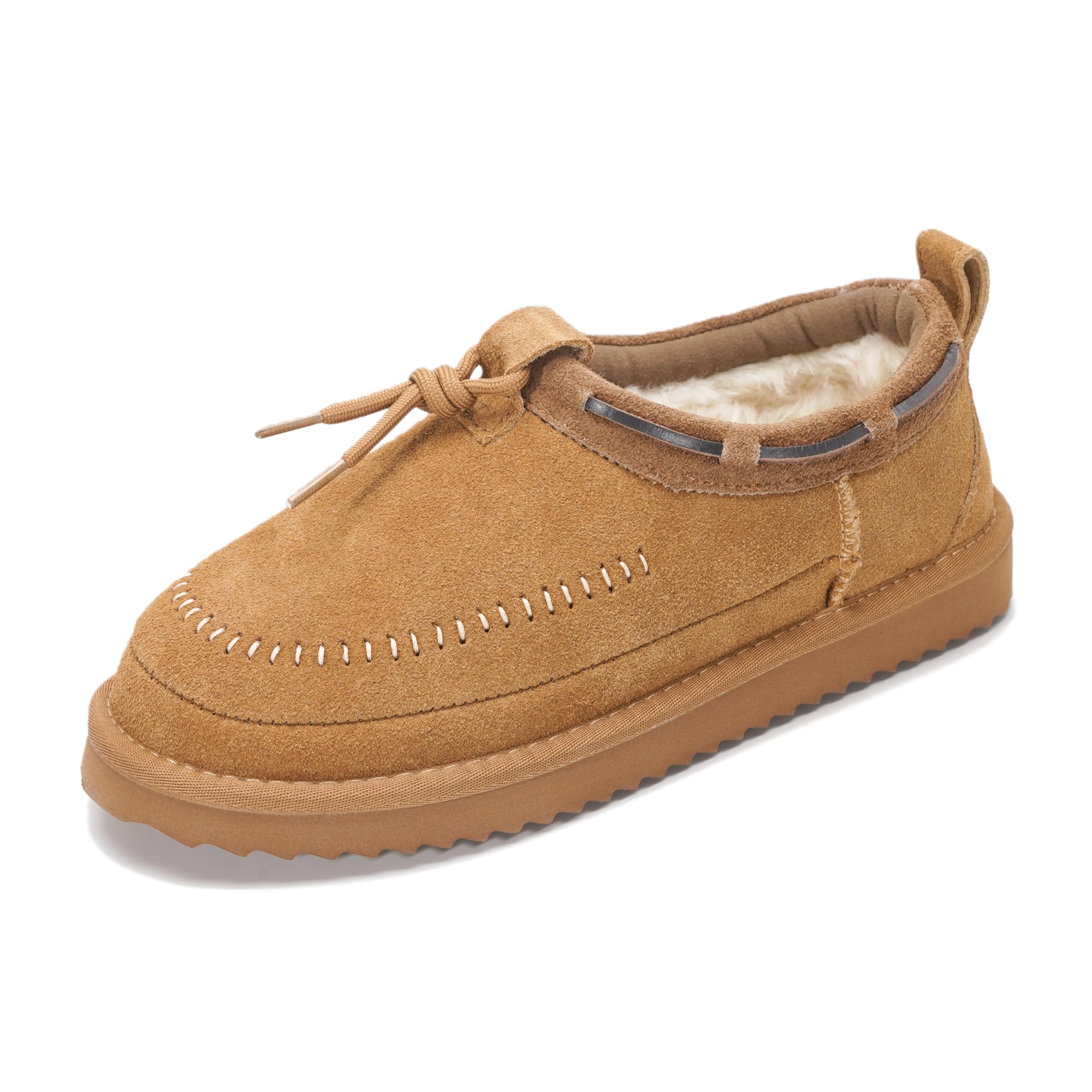 Project Cloud | "Timber" Genuine Leather Women's Slippers | Memory Foam | Lightweight | Non-Slip