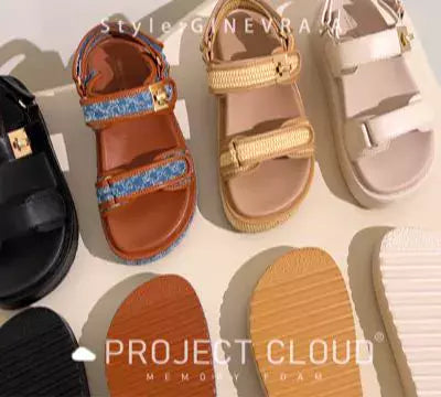 Project Cloud Comfort Sandals, memory foam design, various styles for all-day comfort