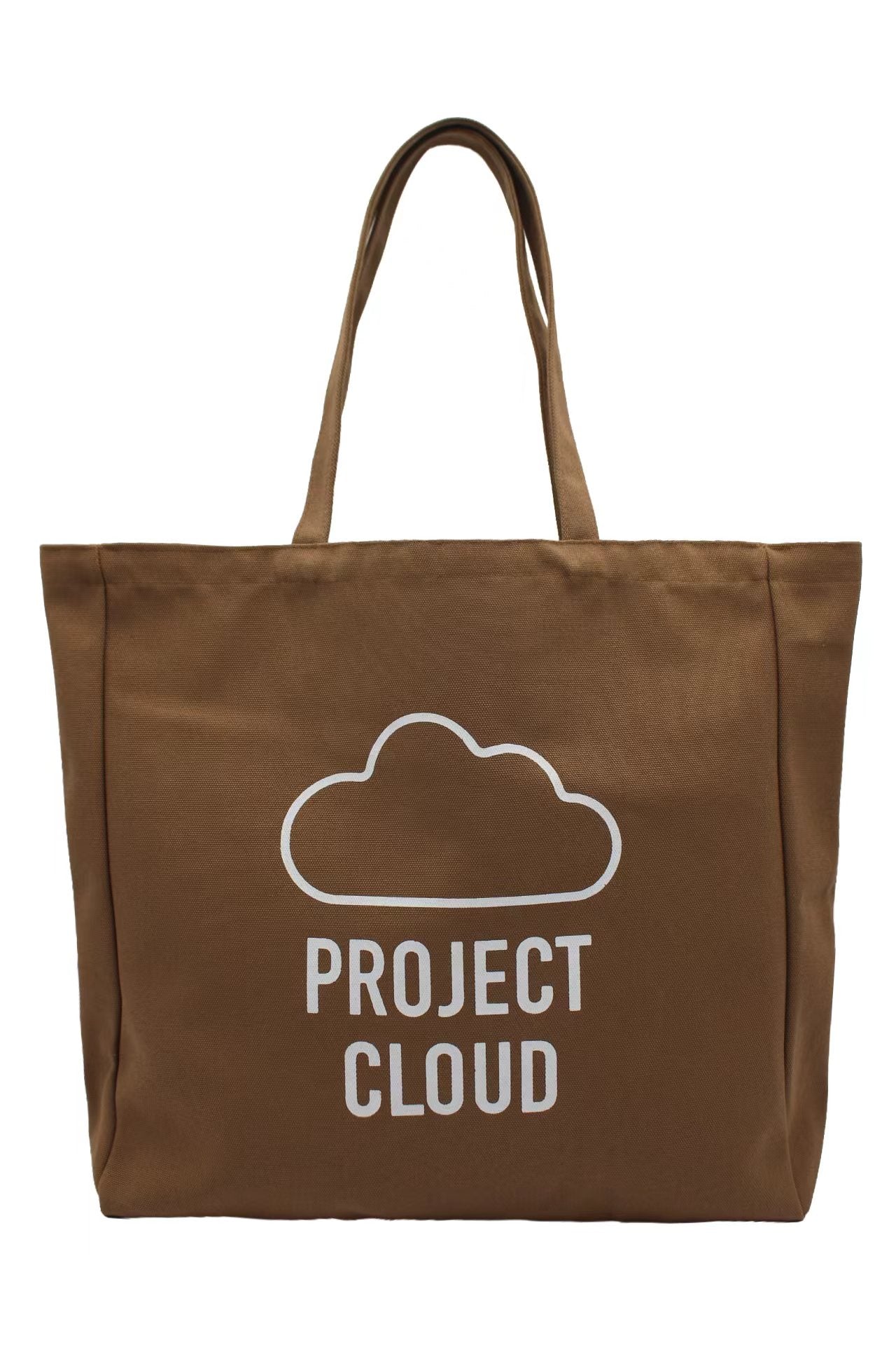 Project Cloud Tote Bag | Spacious Canvas Tote Bag | Lightweight | Durable | Reusable Everyday Carryall - Cloud Tote