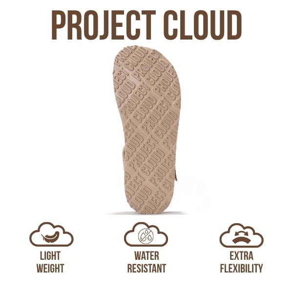 Project Cloud platform sandal sole, featuring light weight, water resistant, and extra flexibility.