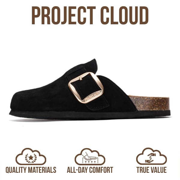 Project Cloud | "Manchester" Women Clogs | Genuine Leather | ProjectPlush™️ | Non-Slip