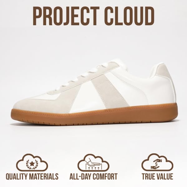 Project Cloud | "Dixon" Fashion Sneakers for Men | Memory Foam Insole | Lightweight | Non-Slip