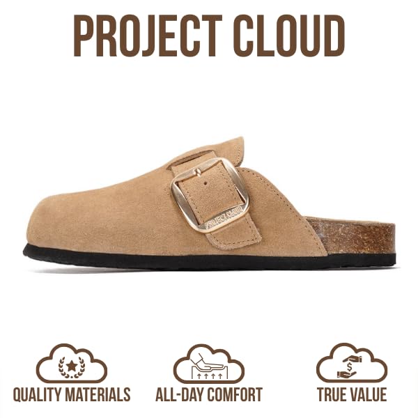 Project Cloud | "Manchester" Women Clogs | Genuine Leather | ProjectPlush™️ | Non-Slip