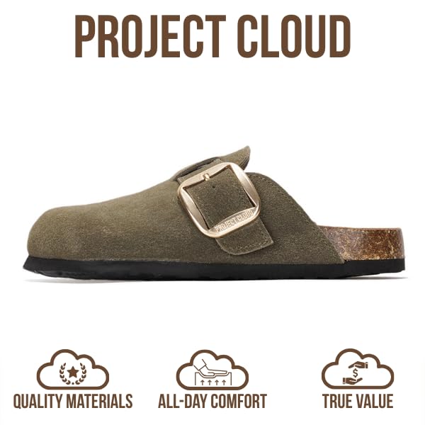 Project Cloud | "Manchester" Women Clogs | Genuine Leather | ProjectPlush™️ | Non-Slip