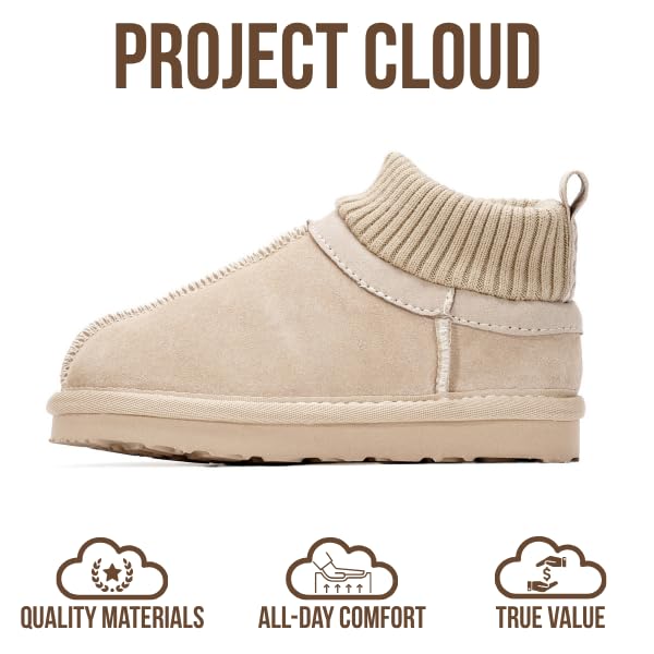 Project Cloud Kids Boots | 100% Genuine Leather | Water Resistant | Memory Foam | Non-Slip - DreamOn