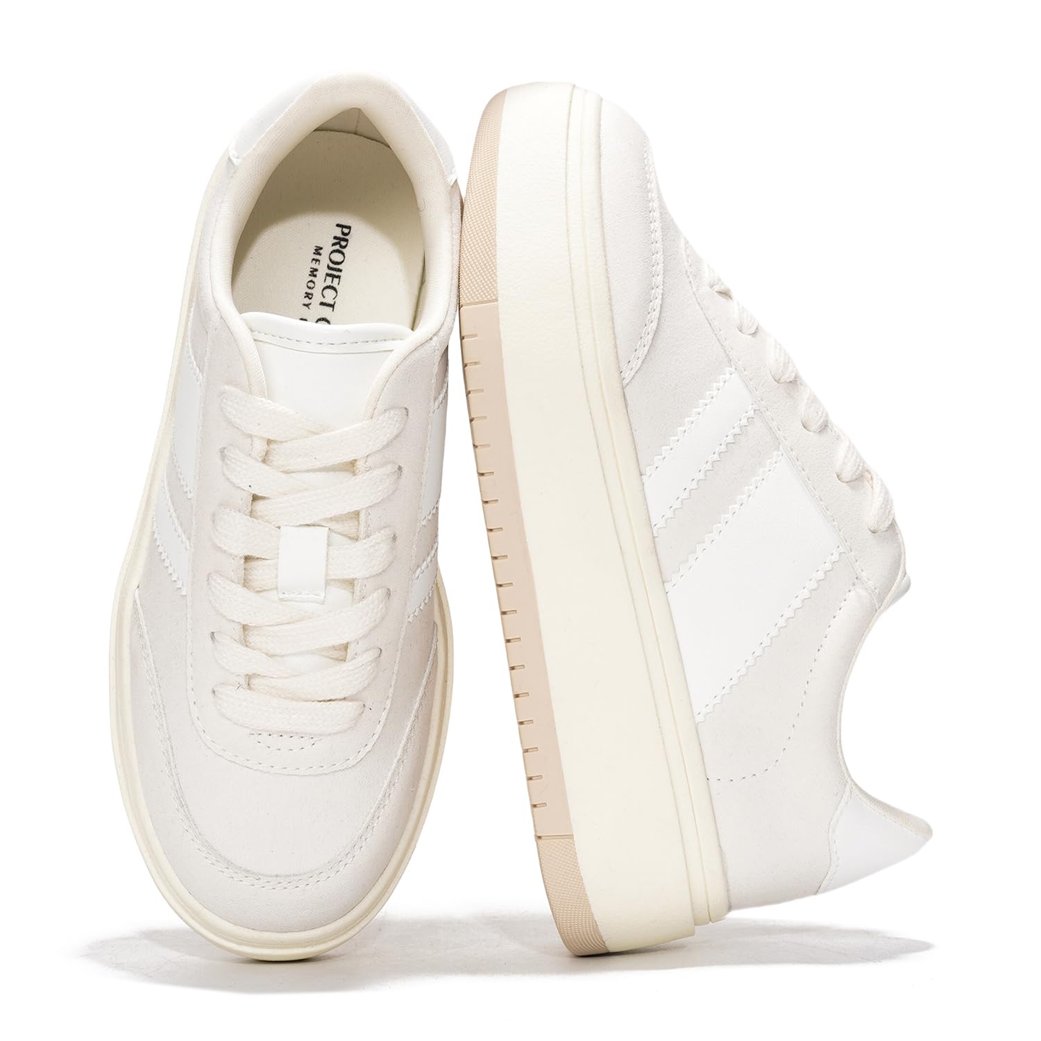 Project Cloud | "Little Nita" Platform Sneakers for Kids | Vegan Leather Upper | Memory Foam | Lightweight | Non-Slip