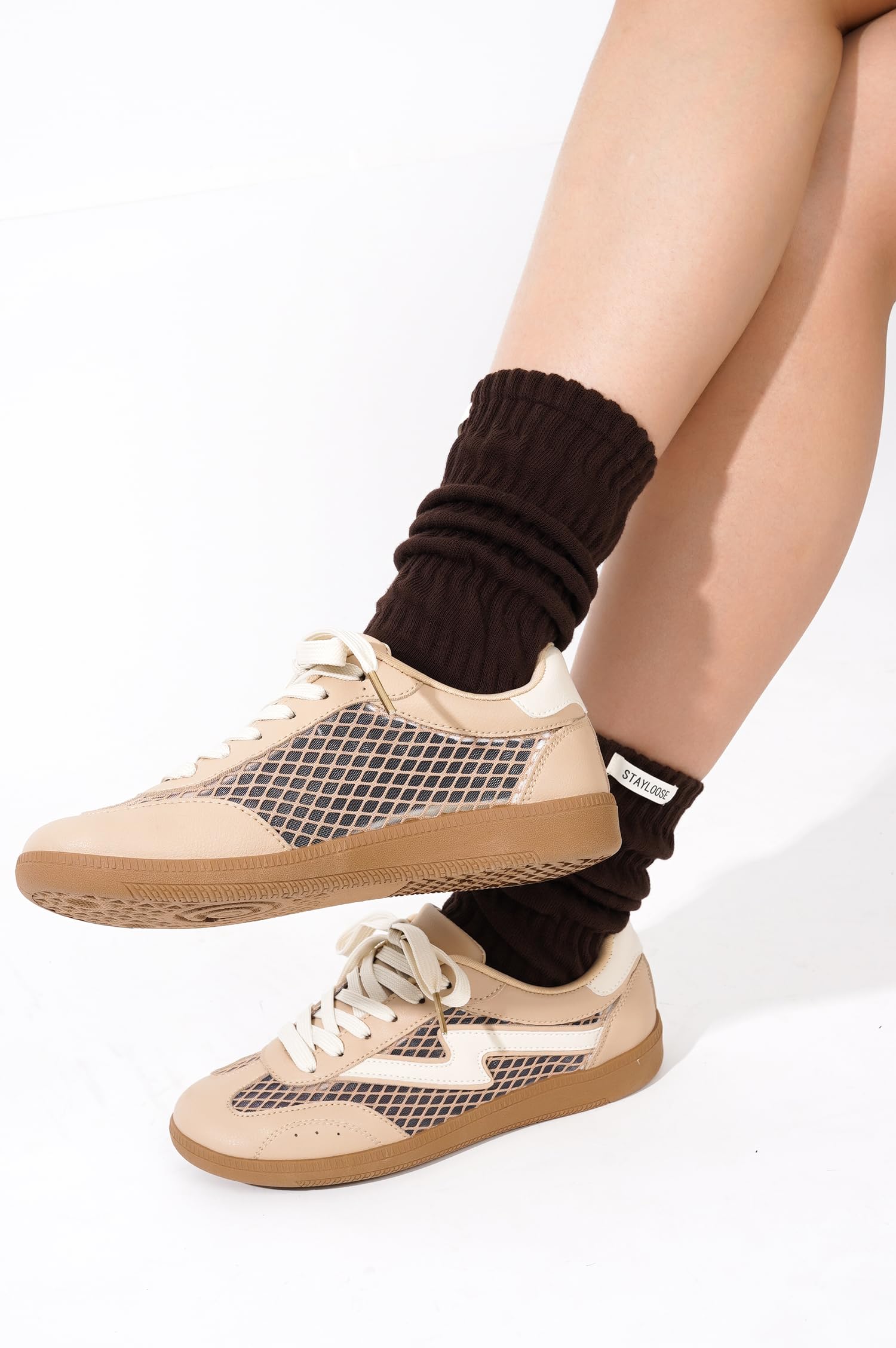 Project Cloud | "Irita" Lace-up Sneakers for Women | Memory Foam Insole | Lightweight | Non-Slip