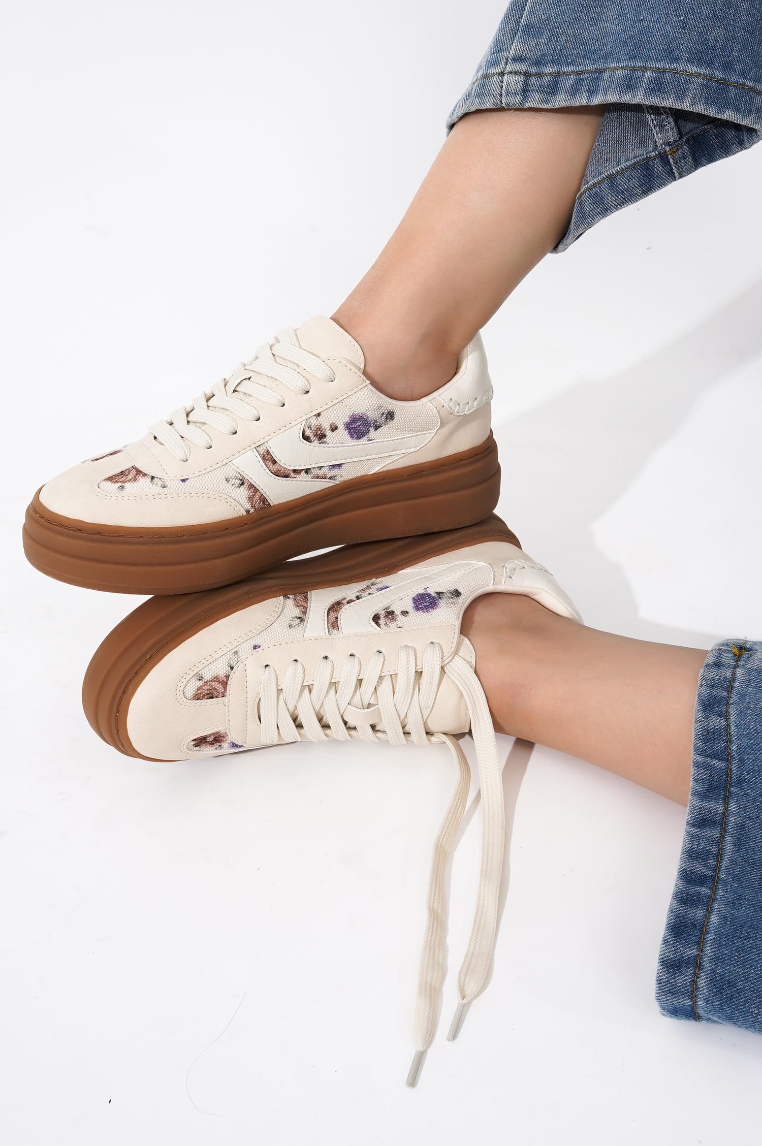 Project Cloud | "Dodge" Platform Sneakers For Women | Memory Foam Insole | Lightweight | Non-Slip