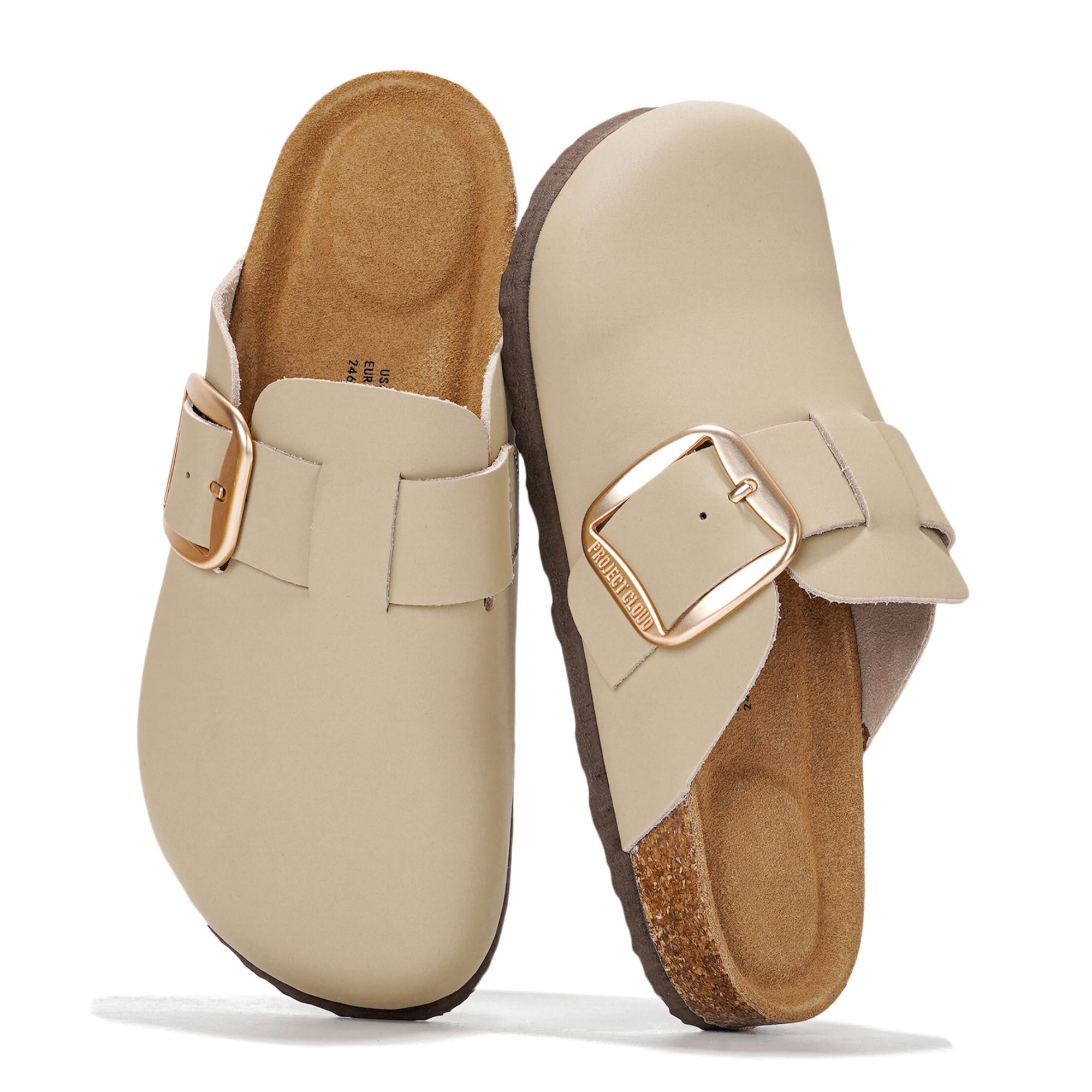 Project Cloud | "Manchester" Women Clogs | Genuine Leather | ProjectPlush™️ | Non-Slip