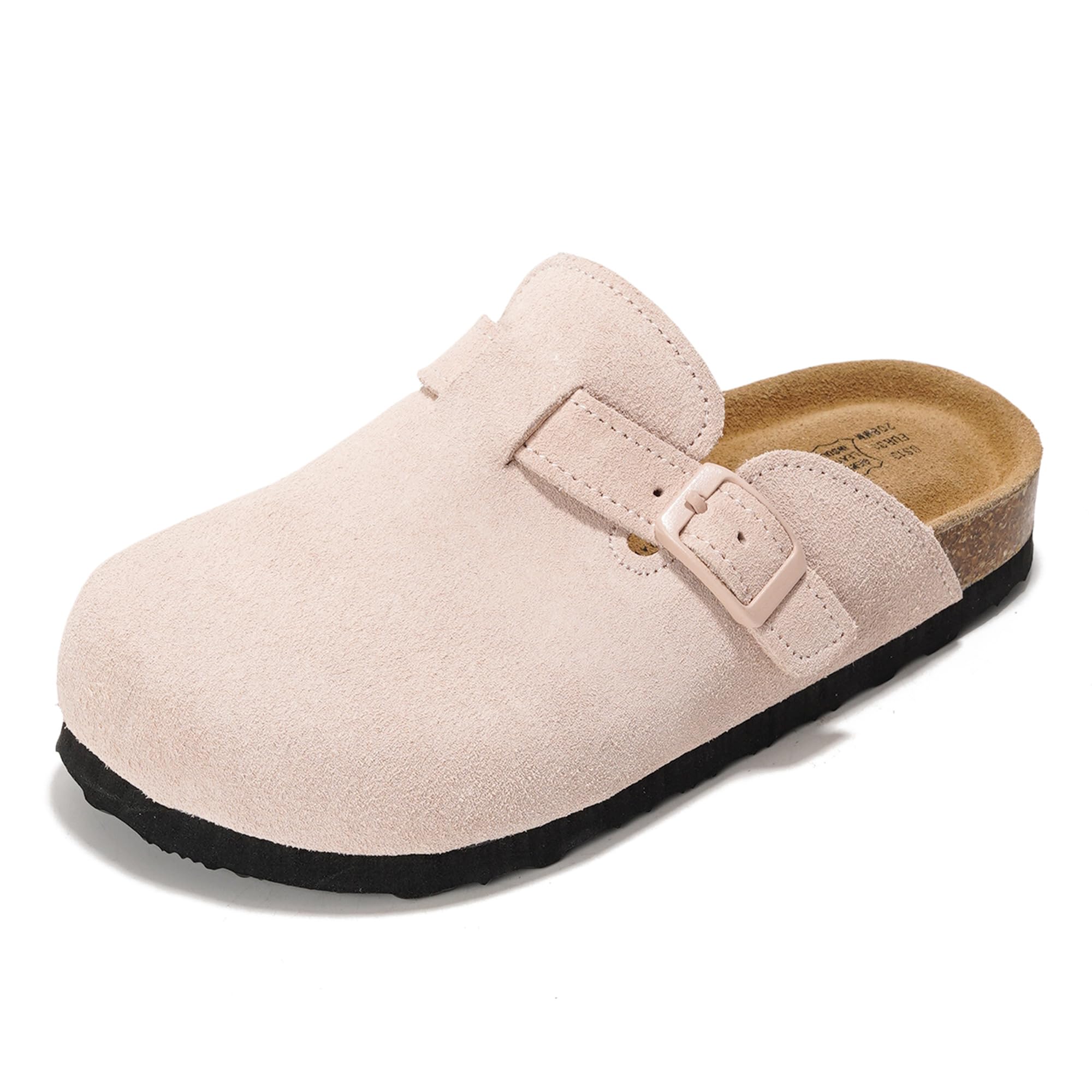 Project Cloud | "Little Benton" Clogs for kids | Genuine Leather | Memory Foam | Lightweight | Non-Slip