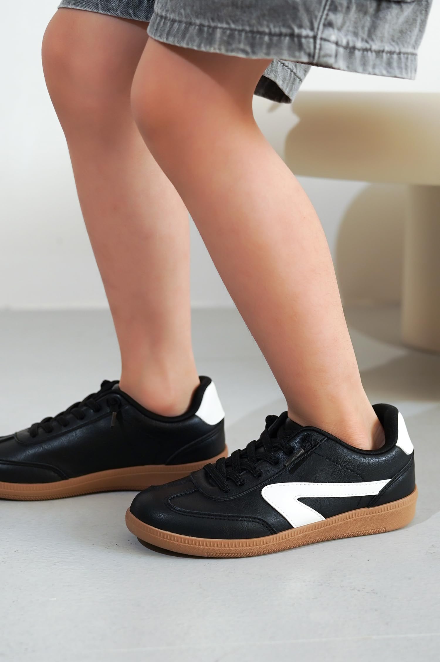 Project Cloud | "Little Irita" Kids Sneakers | Vegan Leather Upper | Memory Foam | Lightweight | Non-Slip