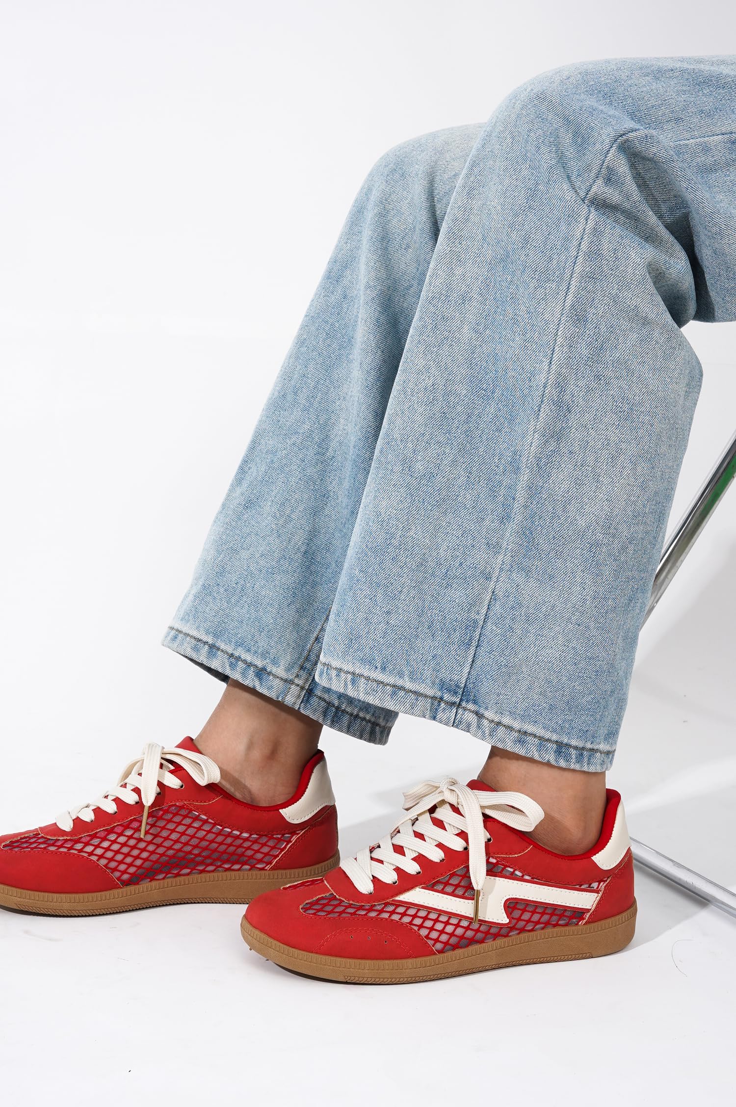 Project Cloud | "Irita" Lace-up Sneakers for Women | Memory Foam Insole | Lightweight | Non-Slip