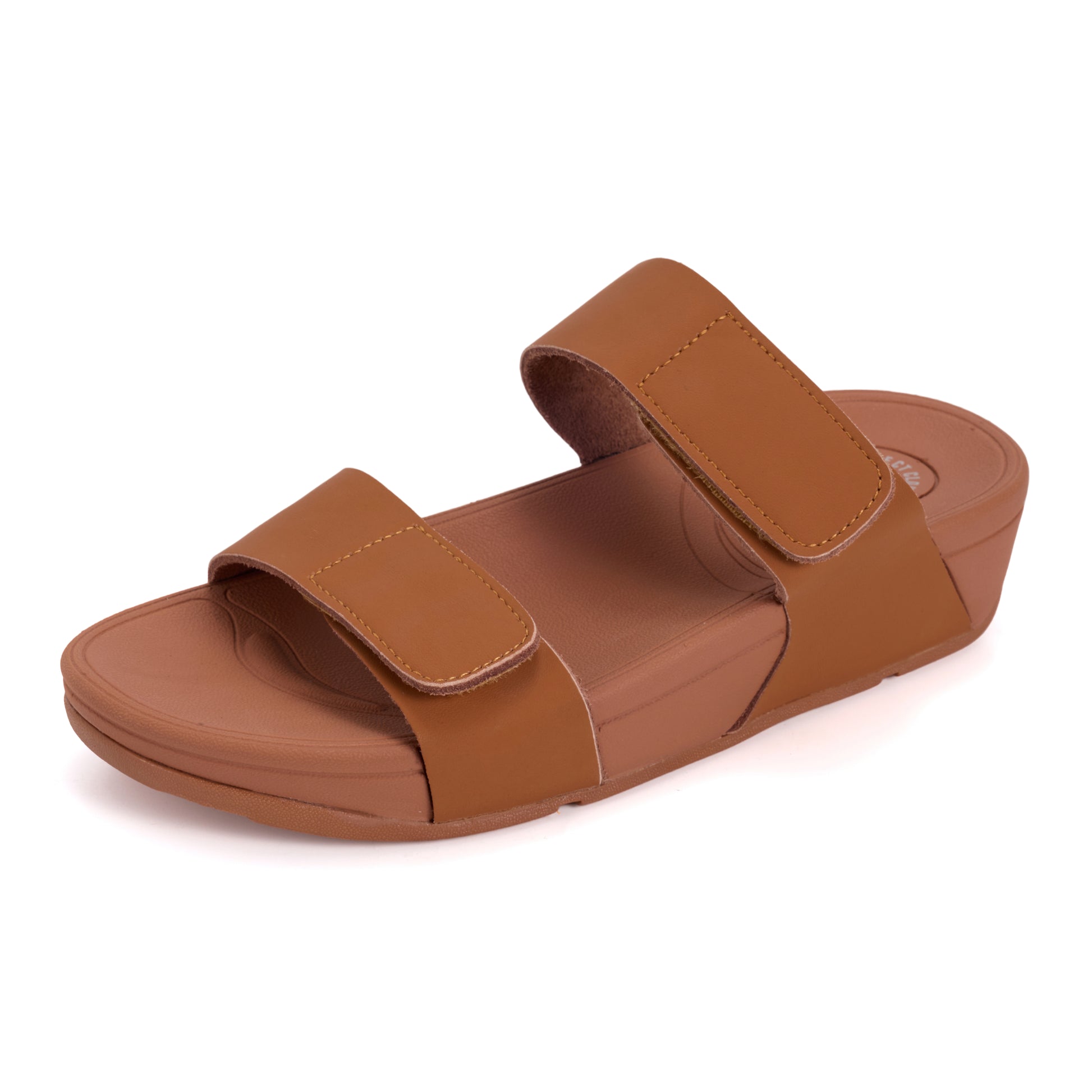 Project Cloud Women's | Genuine Leather Platform Sandals | Adjustable Double Strap | Lightweight | Non-Slip - Adee - Project Cloud - Sandals -Shop Project Cloud premium footwear Now!