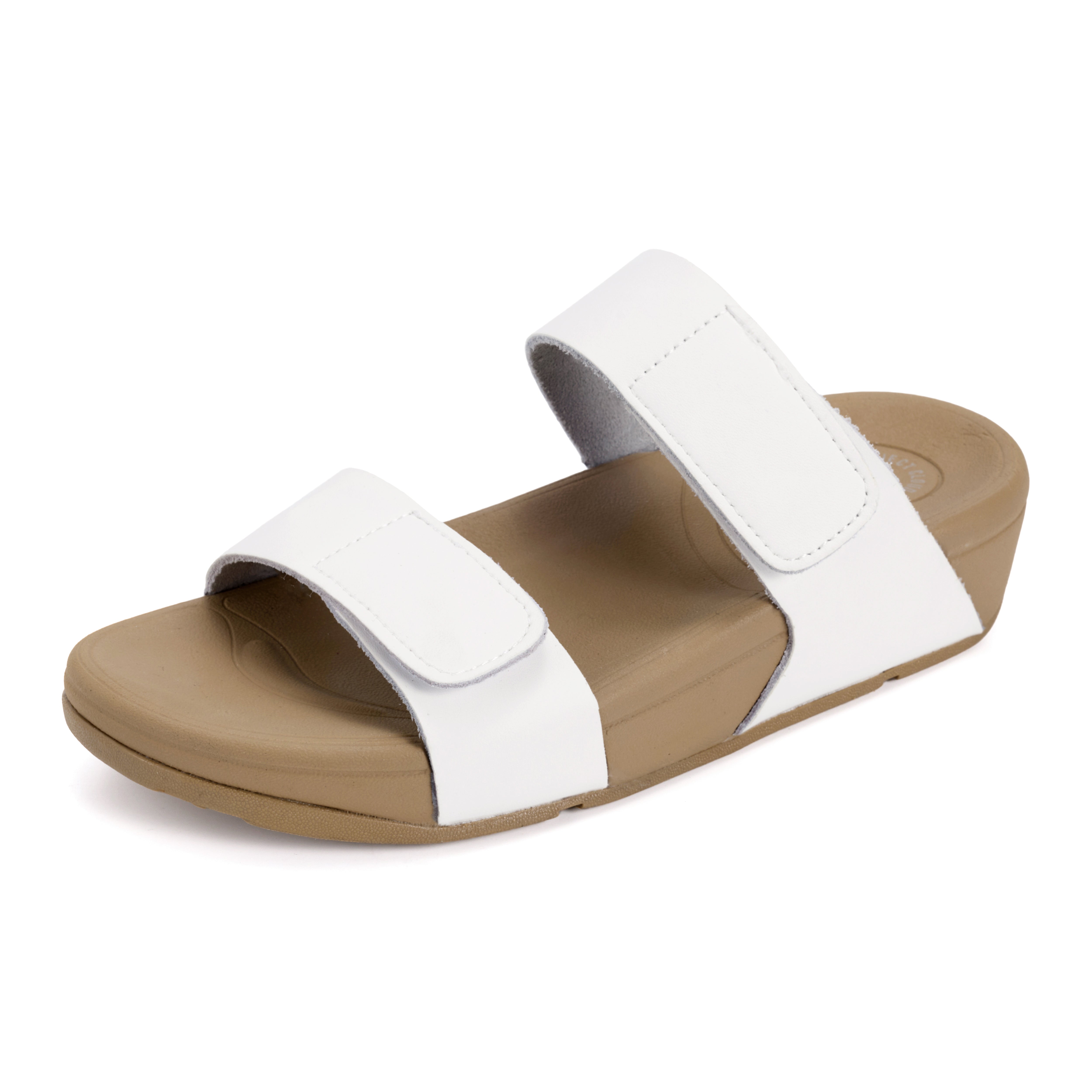 Project Cloud Women's | Genuine Leather Platform Sandals | Adjustable Double Strap | Lightweight | Non-Slip - Adee - Project Cloud - Sandals -Shop Project Cloud premium footwear Now!