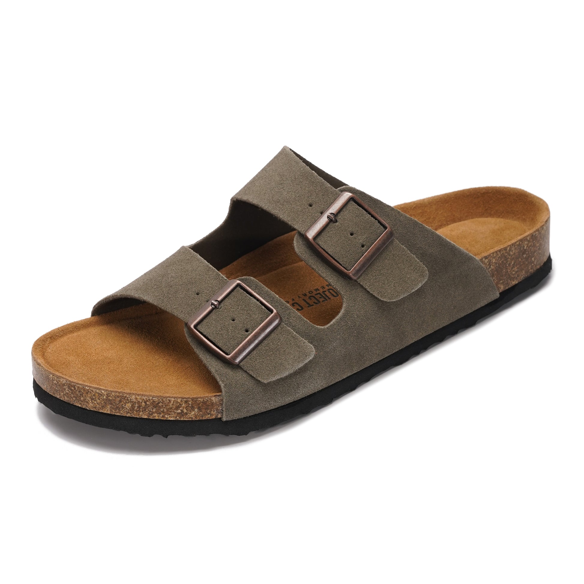 Project Cloud Men's | 100% Genuine Leather Sandals | Memory Foam | Lightweight | Non-Slip - Heritage - Project Cloud - Sandals -Shop Project Cloud premium footwear Now!