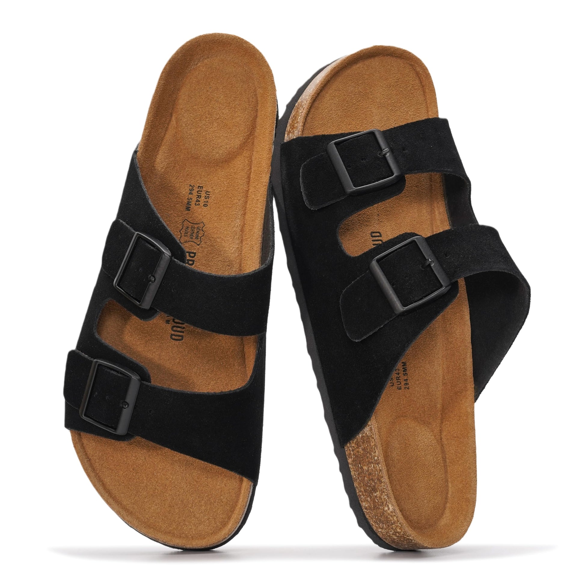 Project Cloud Men's | 100% Genuine Leather Sandals | Memory Foam | Lightweight | Non-Slip - Heritage - Project Cloud - Sandals -Shop Project Cloud premium footwear Now!