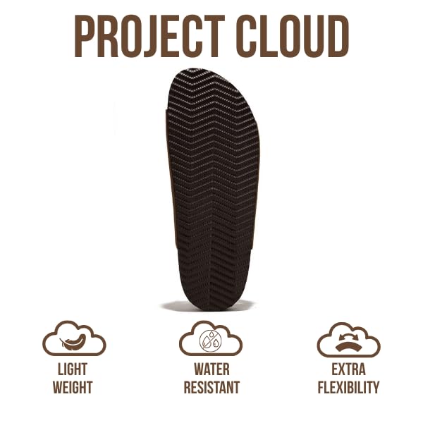 Project Cloud Men's | 100% Genuine Leather Sandals | Memory Foam | Lightweight | Non-Slip - Heritage - Project Cloud - Sandals -Shop Project Cloud premium footwear Now!