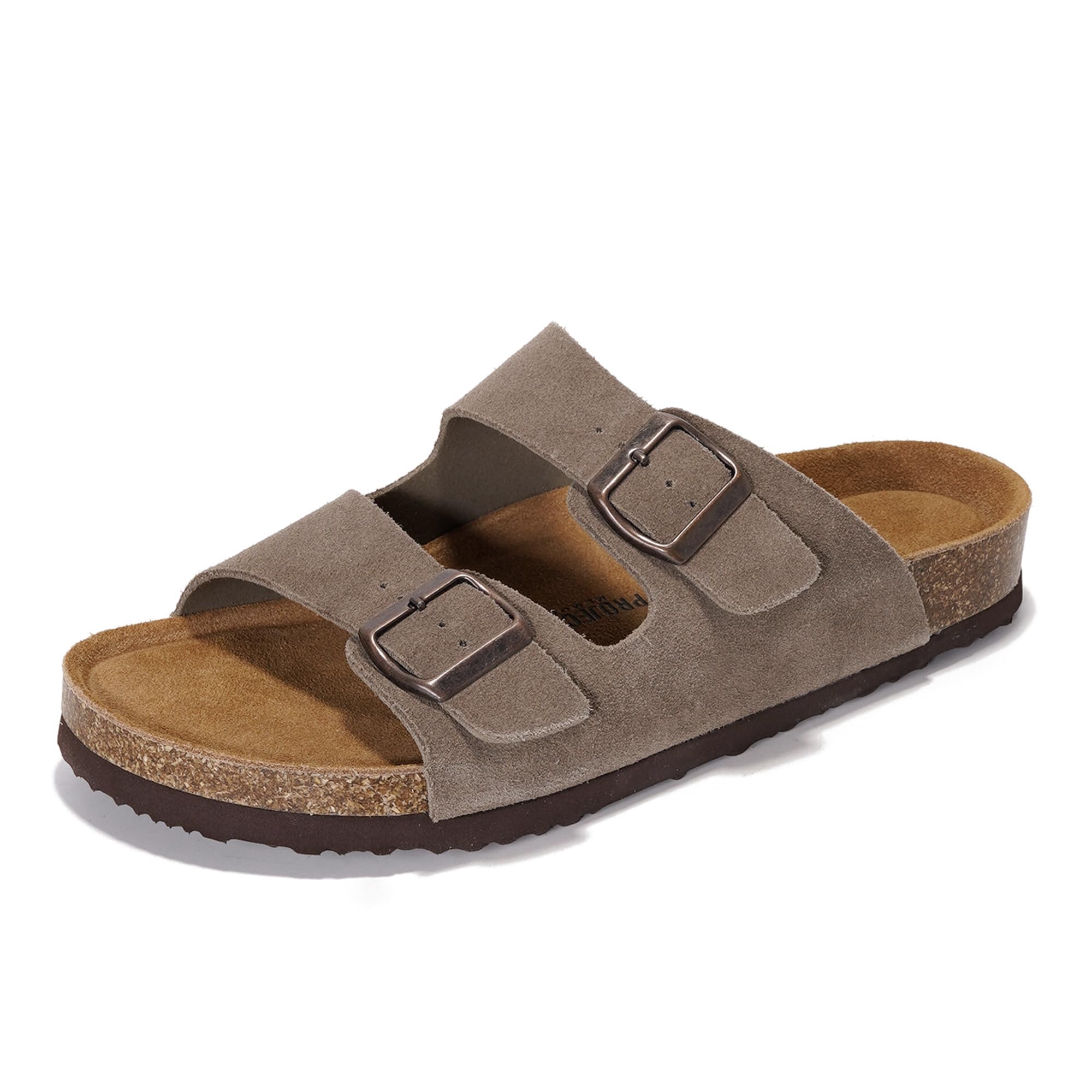 Project Cloud Men's | 100% Genuine Leather Sandals | Memory Foam | Lightweight | Non-Slip - Arizona Mens