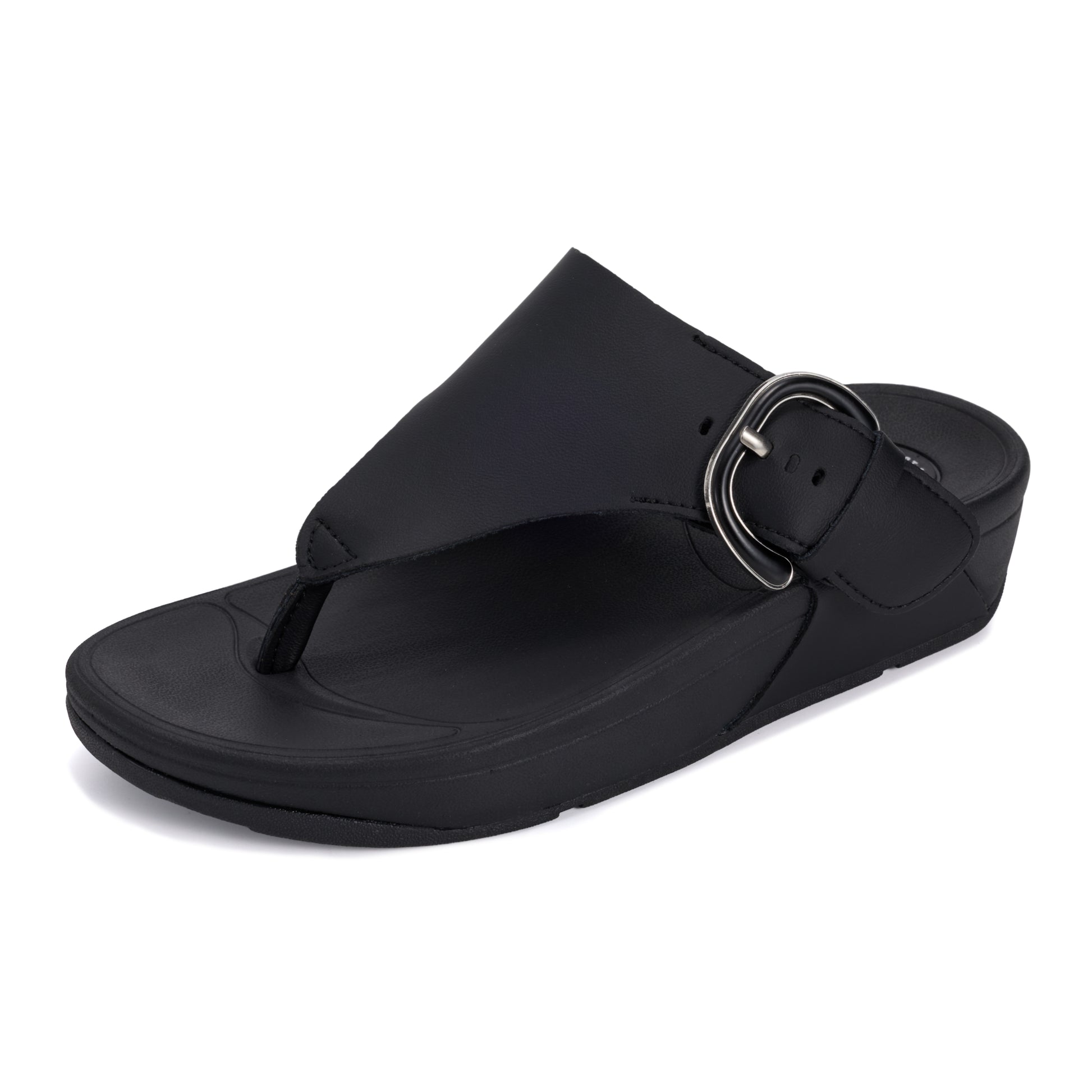Project Cloud Women's | Leather Thong Sandals | Adjustable Buckle | Plush and Soft Insole | Lightweight | Non-Slip - Arlee Buckle - Project Cloud - Sandals -Shop Project Cloud premium footwear Now!