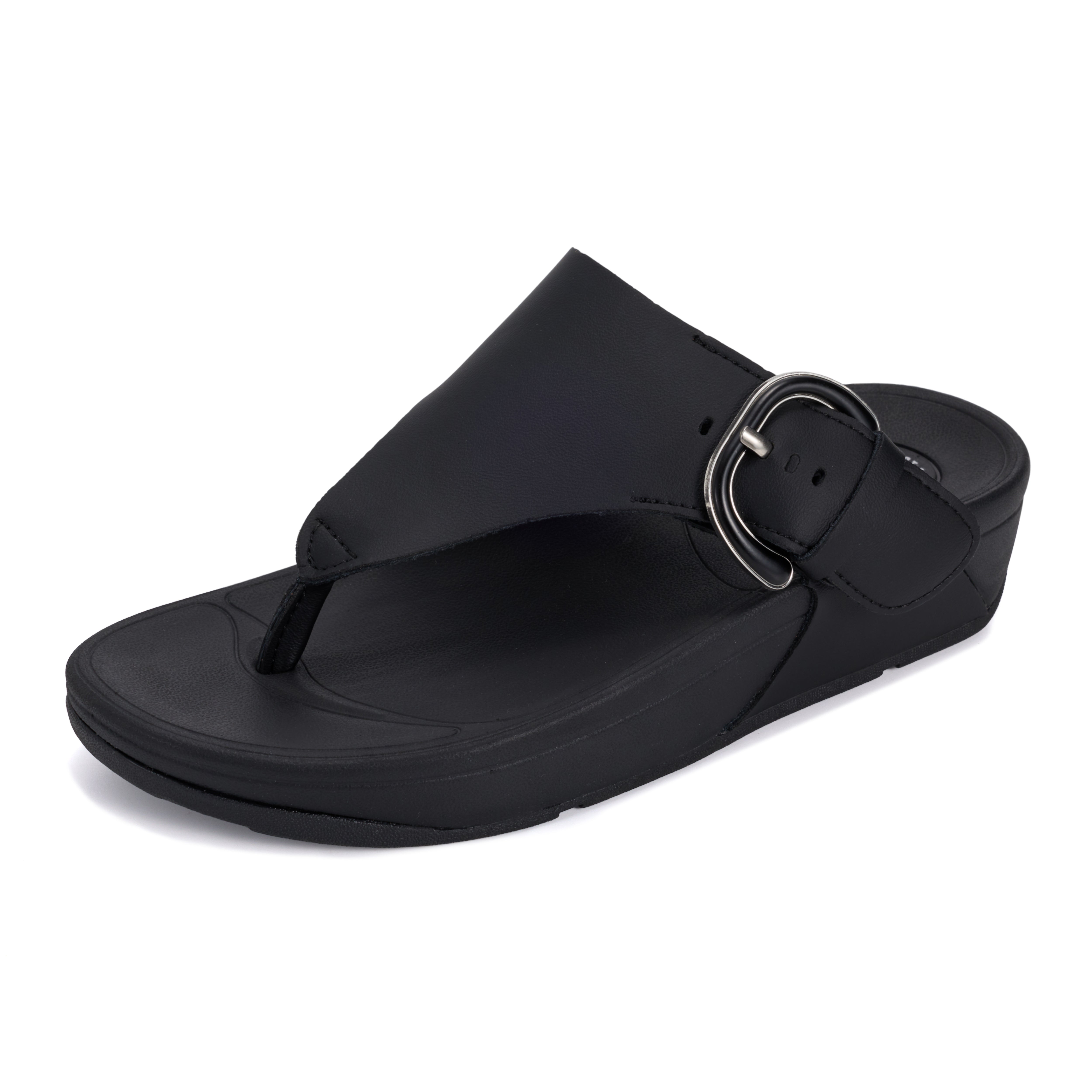 Project Cloud Women's | Leather Thong Sandals | Adjustable Buckle | Plush and Soft Insole | Lightweight | Non-Slip - Arlee Buckle - Project Cloud - Sandals -Shop Project Cloud premium footwear Now!