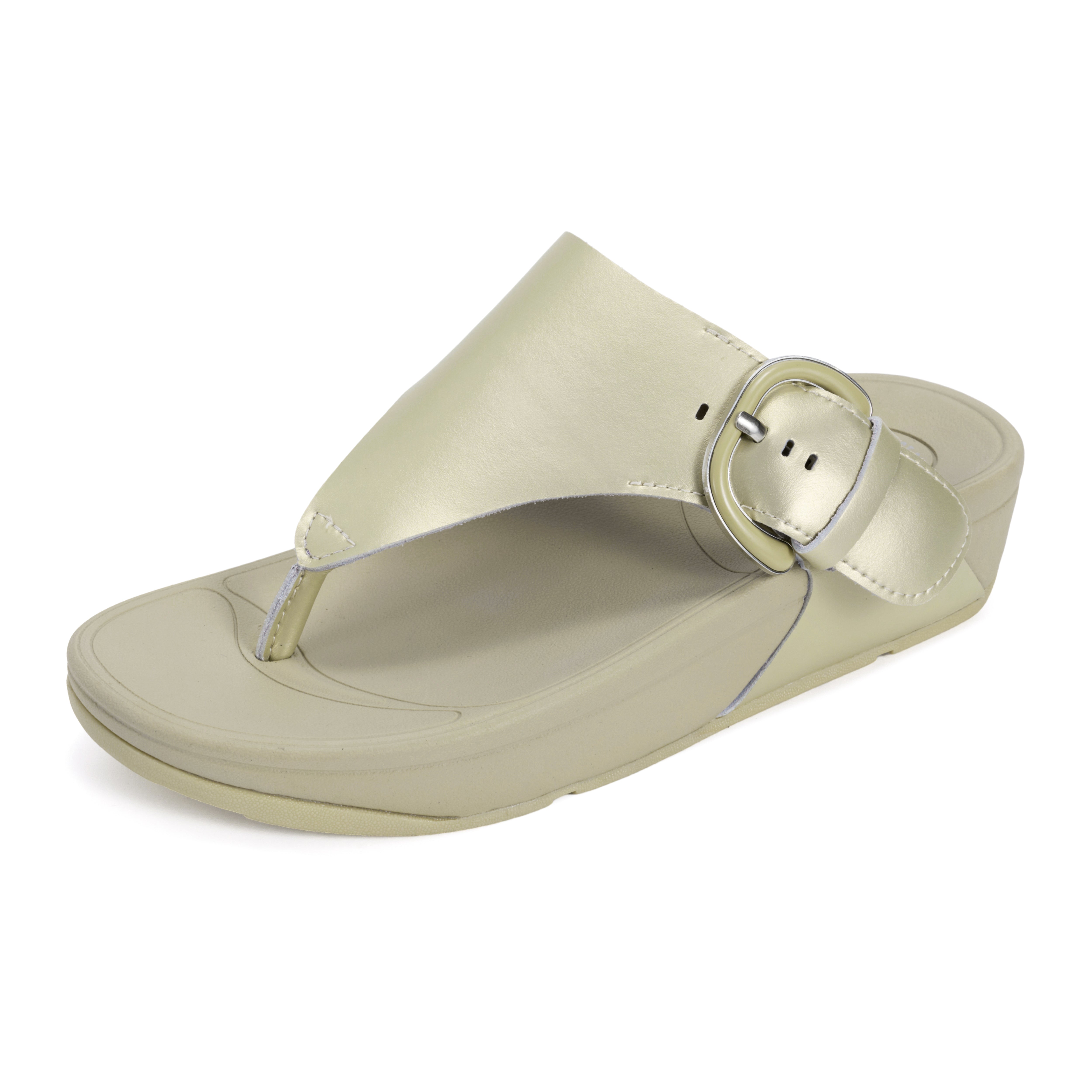 Project Cloud Women's | Leather Thong Sandals | Adjustable Buckle | Plush and Soft Insole | Lightweight | Non-Slip - Arlee Buckle - Project Cloud - Sandals -Shop Project Cloud premium footwear Now!