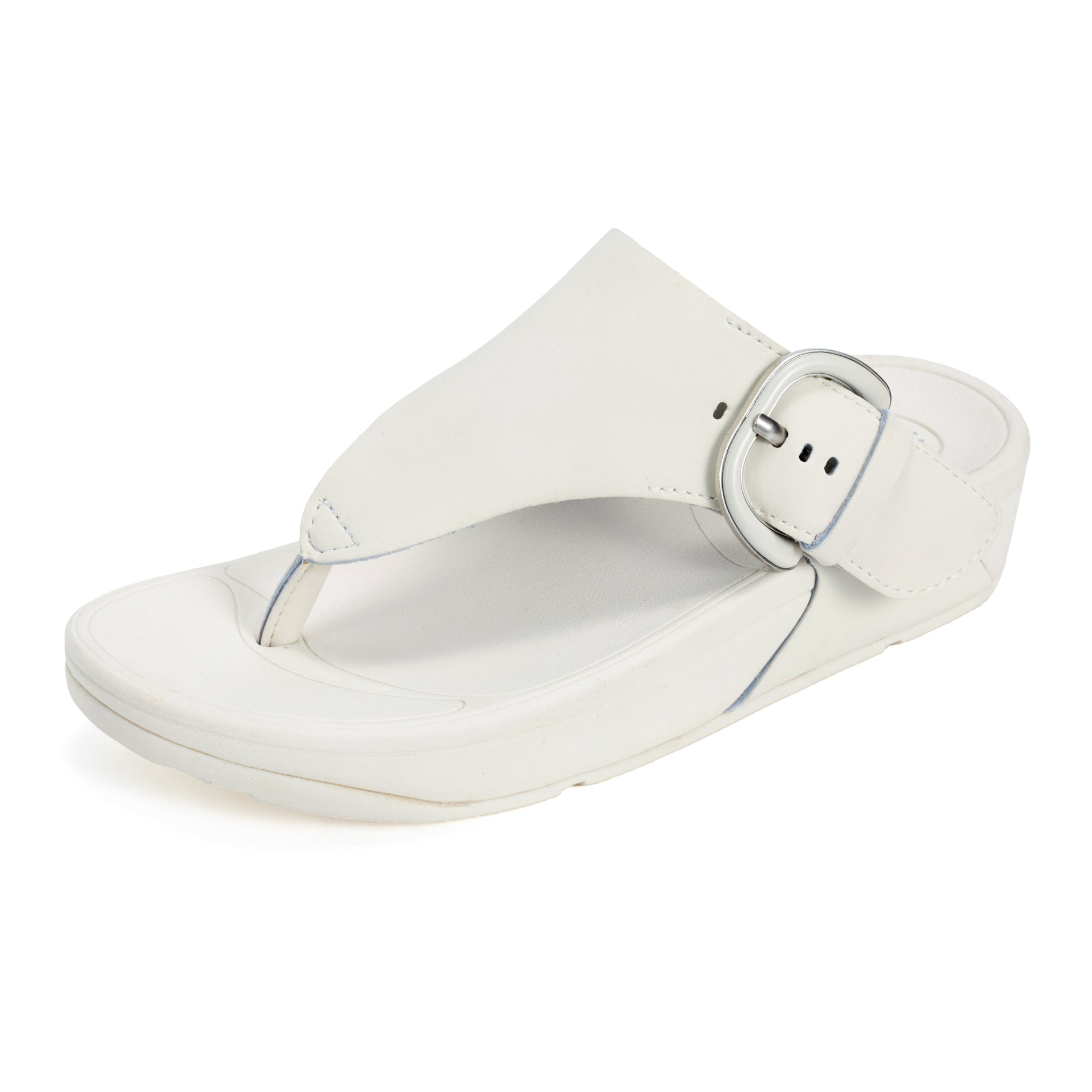 Project Cloud Women's | Leather Thong Sandals | Adjustable Buckle | Plush and Soft Insole | Lightweight | Non-Slip - Arlee Buckle - Project Cloud - Sandals -Shop Project Cloud premium footwear Now!