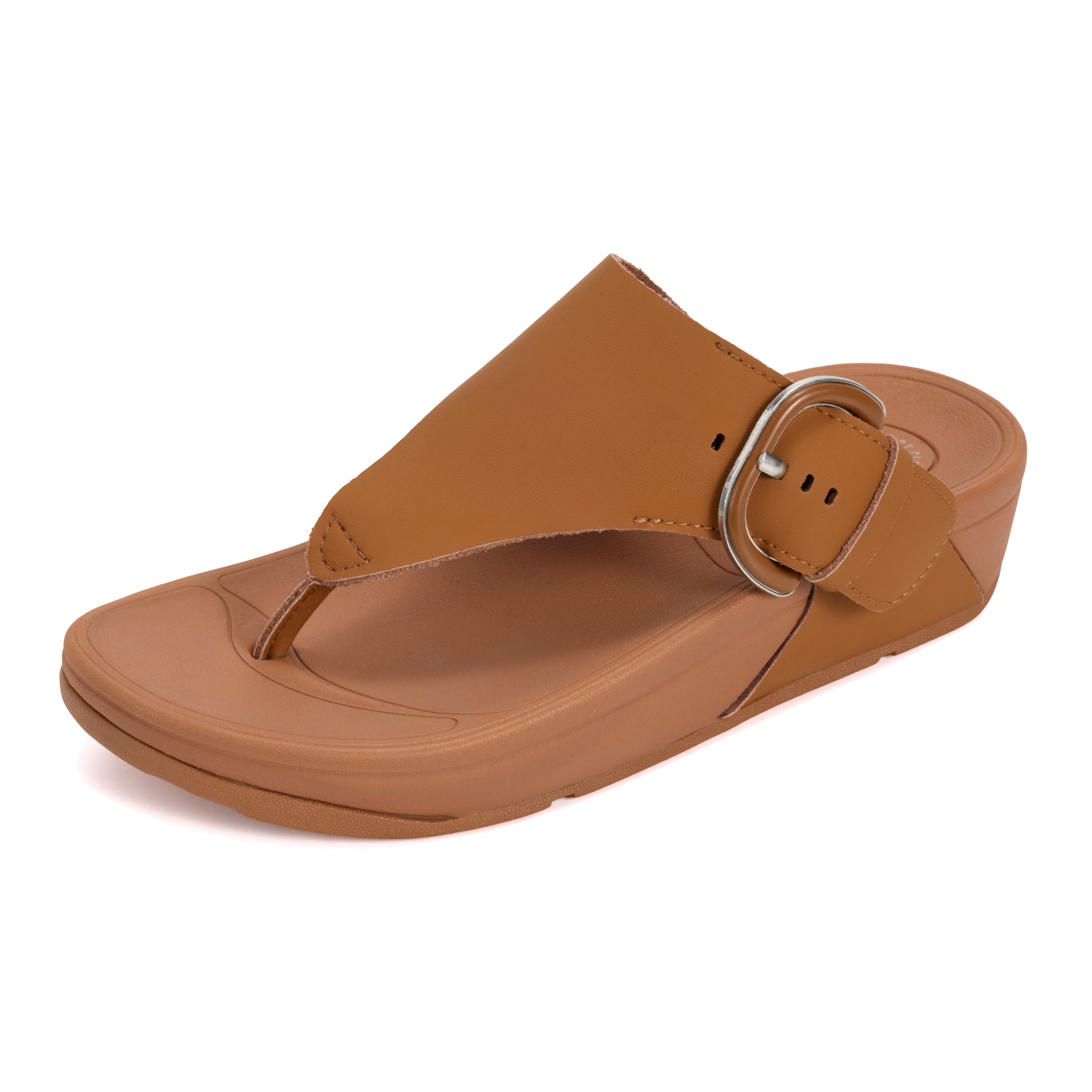 Project Cloud Women's | Leather Thong Sandals | Adjustable Buckle | Plush and Soft Insole | Lightweight | Non-Slip - Arlee Buckle - Project Cloud - Sandals -Shop Project Cloud premium footwear Now!