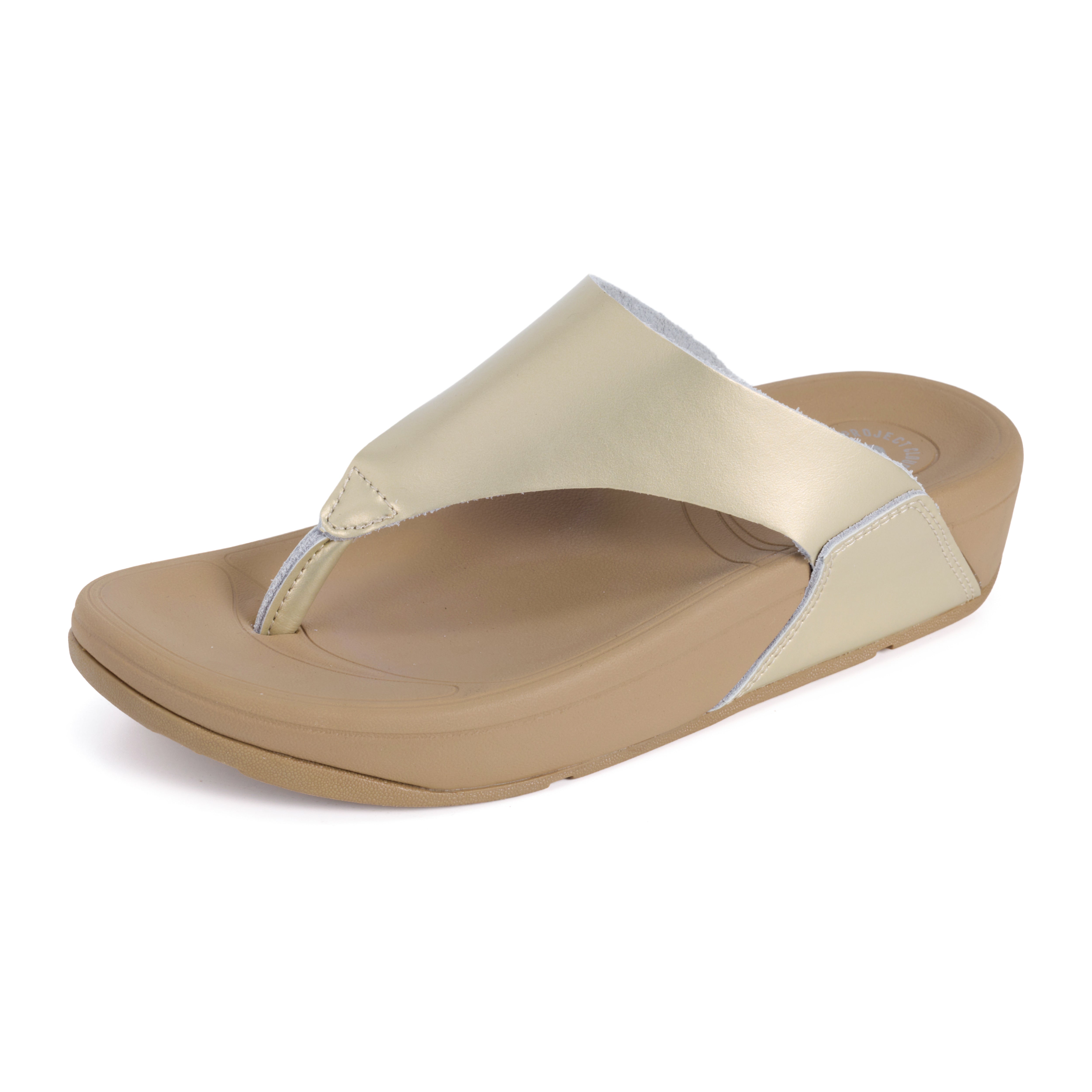 Women's Genuine Leather Thong Sandals | Plush and Soft Insole