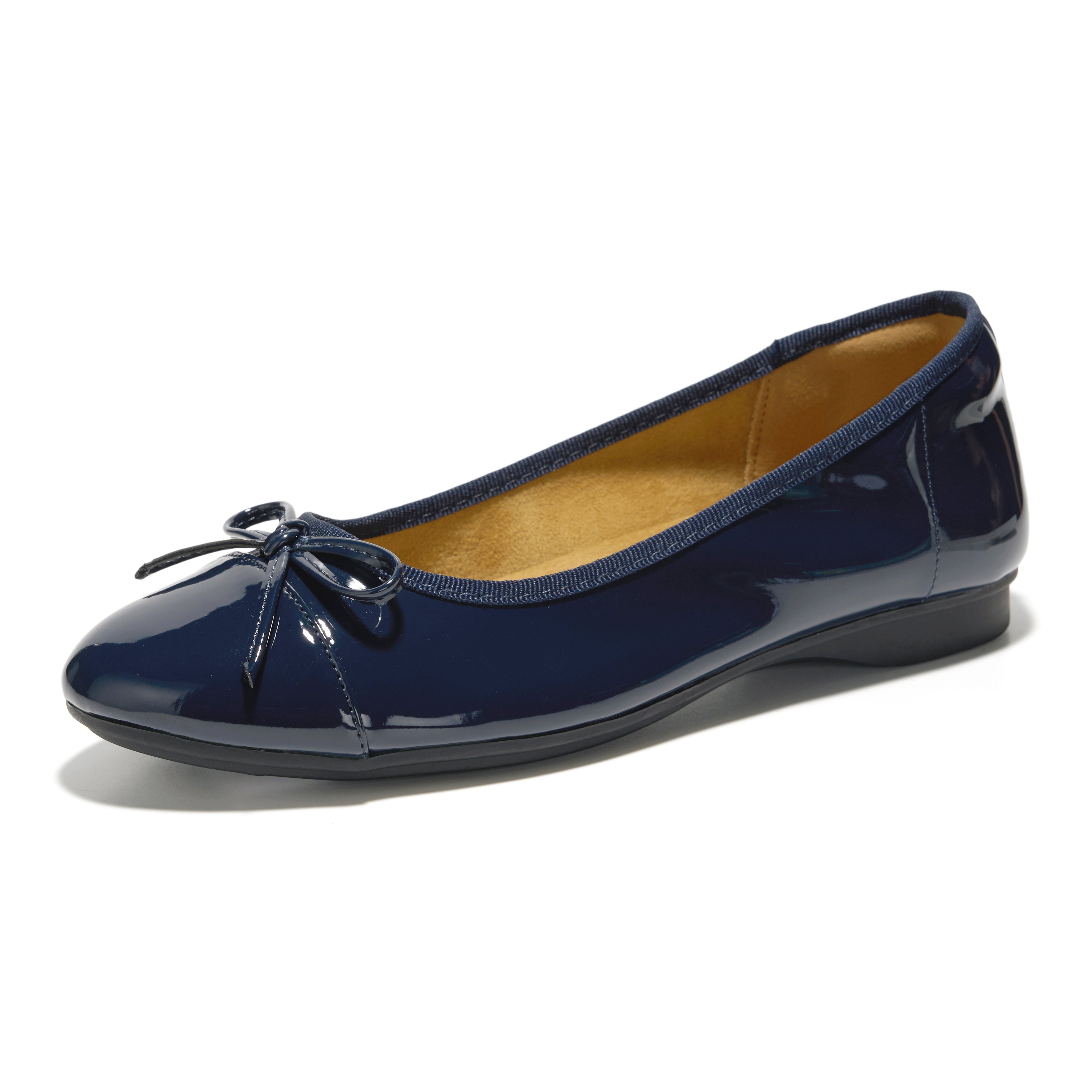 Project Cloud Women's | Genuine Leather Insole Womens Ballet Flats | Memory Foam | Lightweight | Non-Slip - Ashley