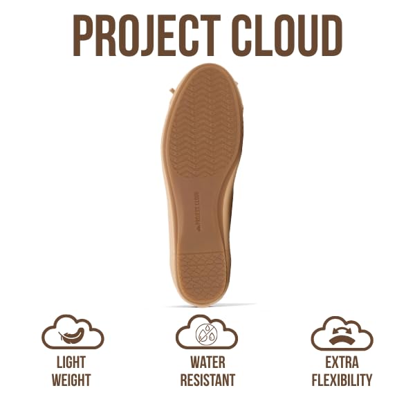 Project Cloud Women's | 100% Genuine Leather Womens Ballet Flats | Memory Foam | Lightweight | Non-Slip - Ashley - Project Cloud - Sandals -Shop Project Cloud premium footwear Now!