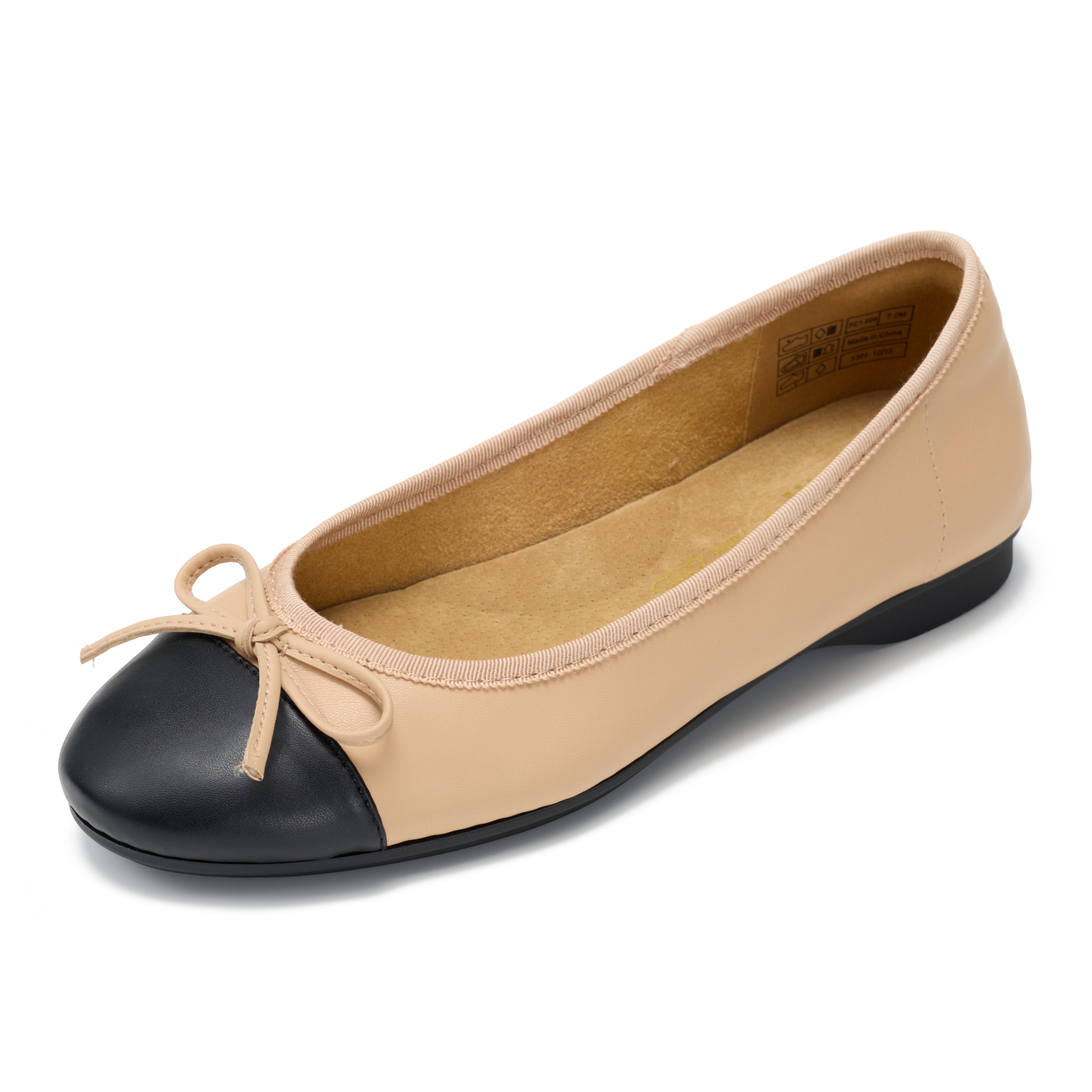 Project Cloud Women's | 100% Genuine Leather Womens Ballet Flats | Memory Foam | Lightweight | Non-Slip - Ashley - Project Cloud - Sandals -Shop Project Cloud premium footwear Now!