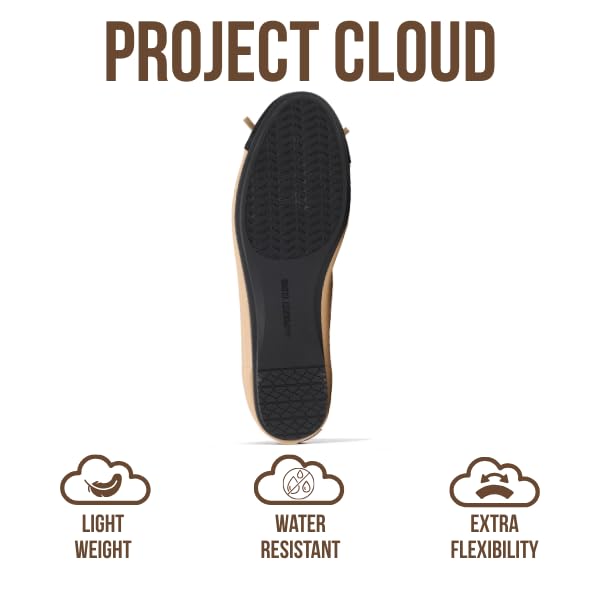 Project Cloud Women's | 100% Genuine Leather Womens Ballet Flats | Memory Foam | Lightweight | Non-Slip - Ashley - Project Cloud - Sandals -Shop Project Cloud premium footwear Now!