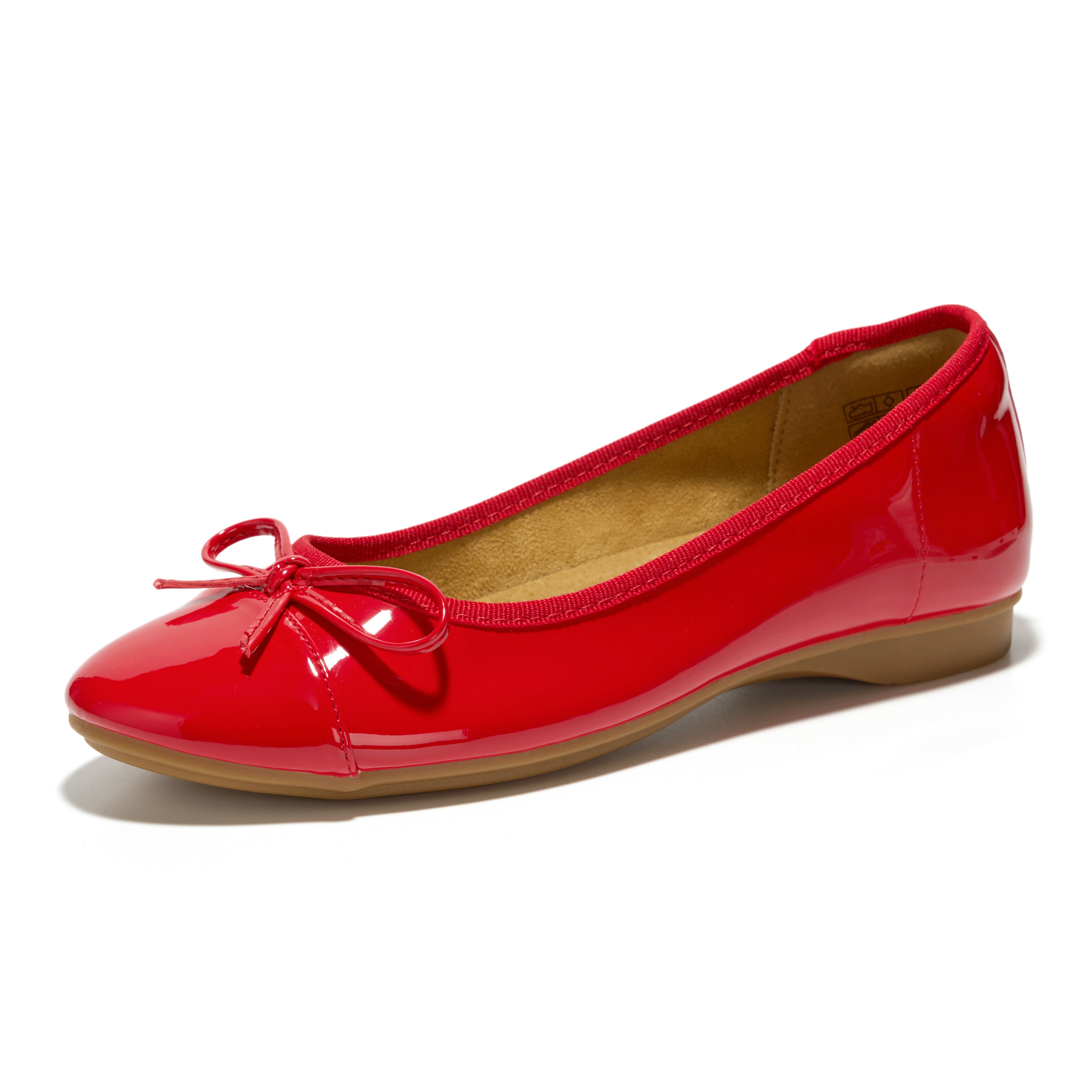 Project Cloud Women's | Genuine Leather Insole Womens Ballet Flats | Memory Foam | Lightweight | Non-Slip - Ashley