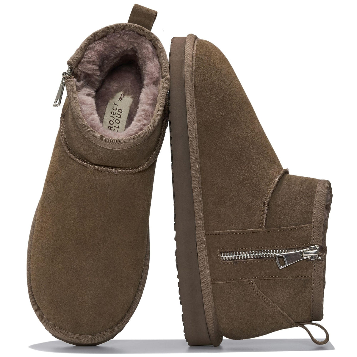 Project Cloud Women's |  100% Genuine Suede Ankle Boots | Water Resistant | Memory Foam| Lightweight | Non-Slip - Ava - Project Cloud - Boots -Shop Project Cloud premium footwear Now!