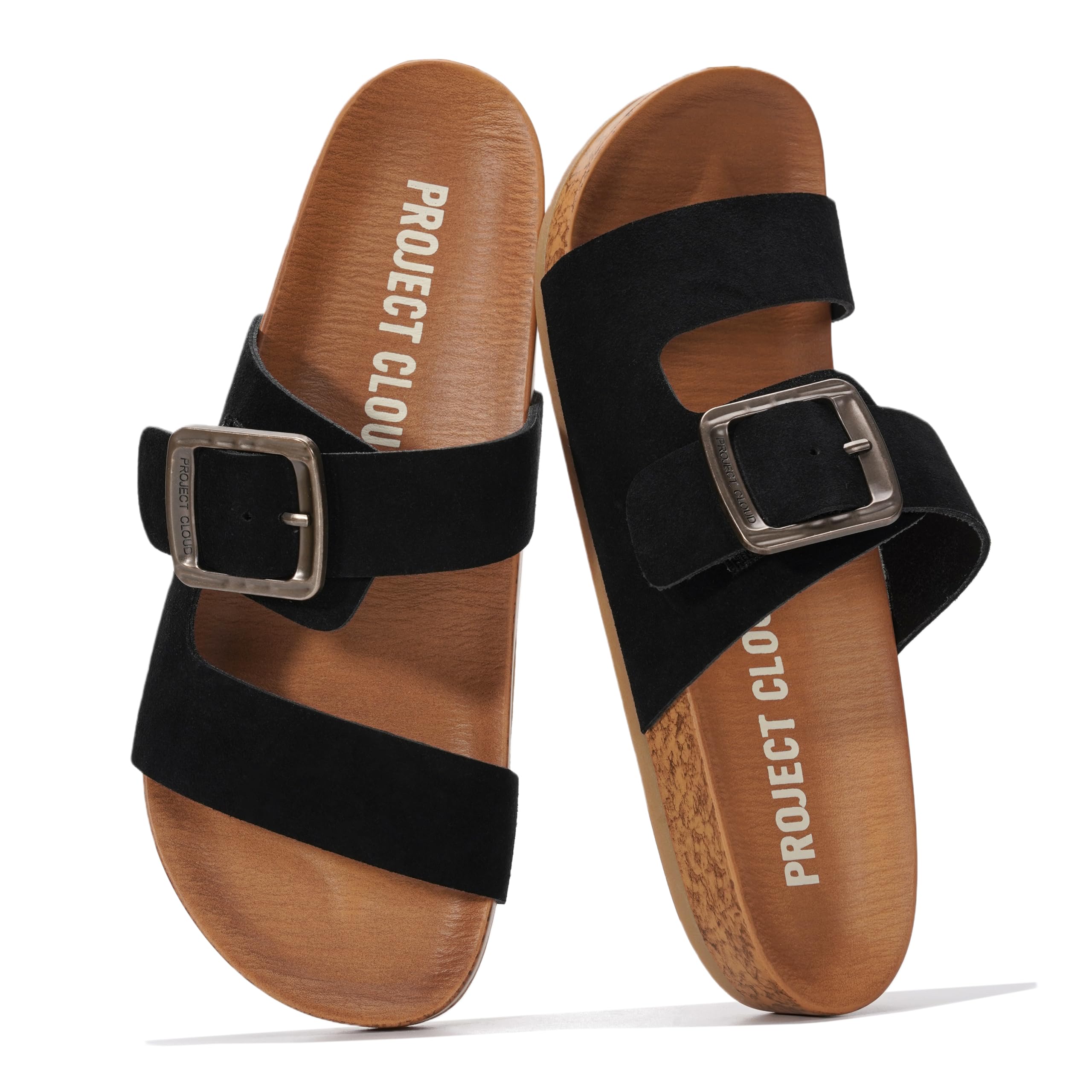 Project Cloud Women's | Platform Sandals Women | Plush and Soft Insole | Lightweight | Non-Slip - Balanced