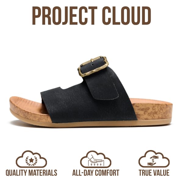 Project Cloud Kids | Girls Slide Summer Sandals | Plush & Soft Insole | Lightweight | Non-Slip - Balanced Kids - Project Cloud - Sandals -Shop Project Cloud premium footwear Now!