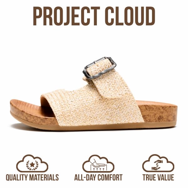 Project Cloud Kids | Girls Slide Summer Sandals | Plush & Soft Insole | Lightweight | Non-Slip - Balanced Kids - Project Cloud - Sandals -Shop Project Cloud premium footwear Now!