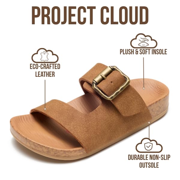 Project Cloud Kids | Girls Slide Summer Sandals | Plush & Soft Insole | Lightweight | Non-Slip - Balanced Kids - Project Cloud - Sandals -Shop Project Cloud premium footwear Now!
