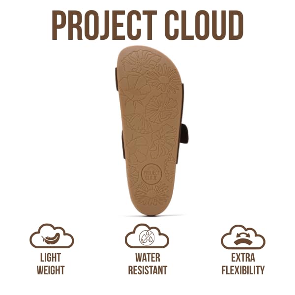 Project Cloud Women's | Platform Sandals Women | Plush and Soft Insole | Lightweight | Non-Slip - Balanced