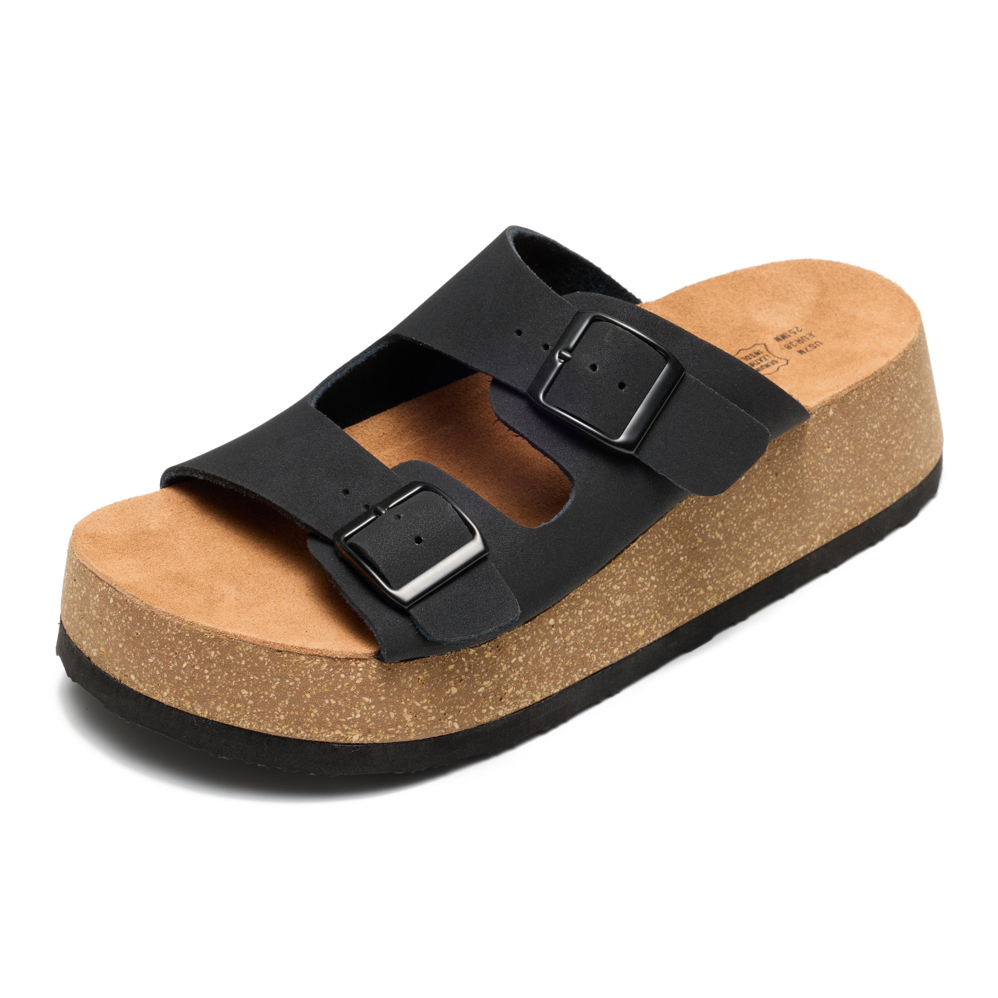 Project Cloud Women's | 100% Genuine Leather Platform Sandals for Women | Plush & Soft Insole | Lightweight | Non-Slip - Barcelona - Project Cloud - Sandals -Shop Project Cloud premium footwear Now!