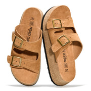 Project Cloud Women's | 100% Genuine Leather Platform Sandals for Women | Plush & Soft Insole | Lightweight | Non-Slip - Barcelona - Project Cloud - Sandals -Shop Project Cloud premium footwear Now!