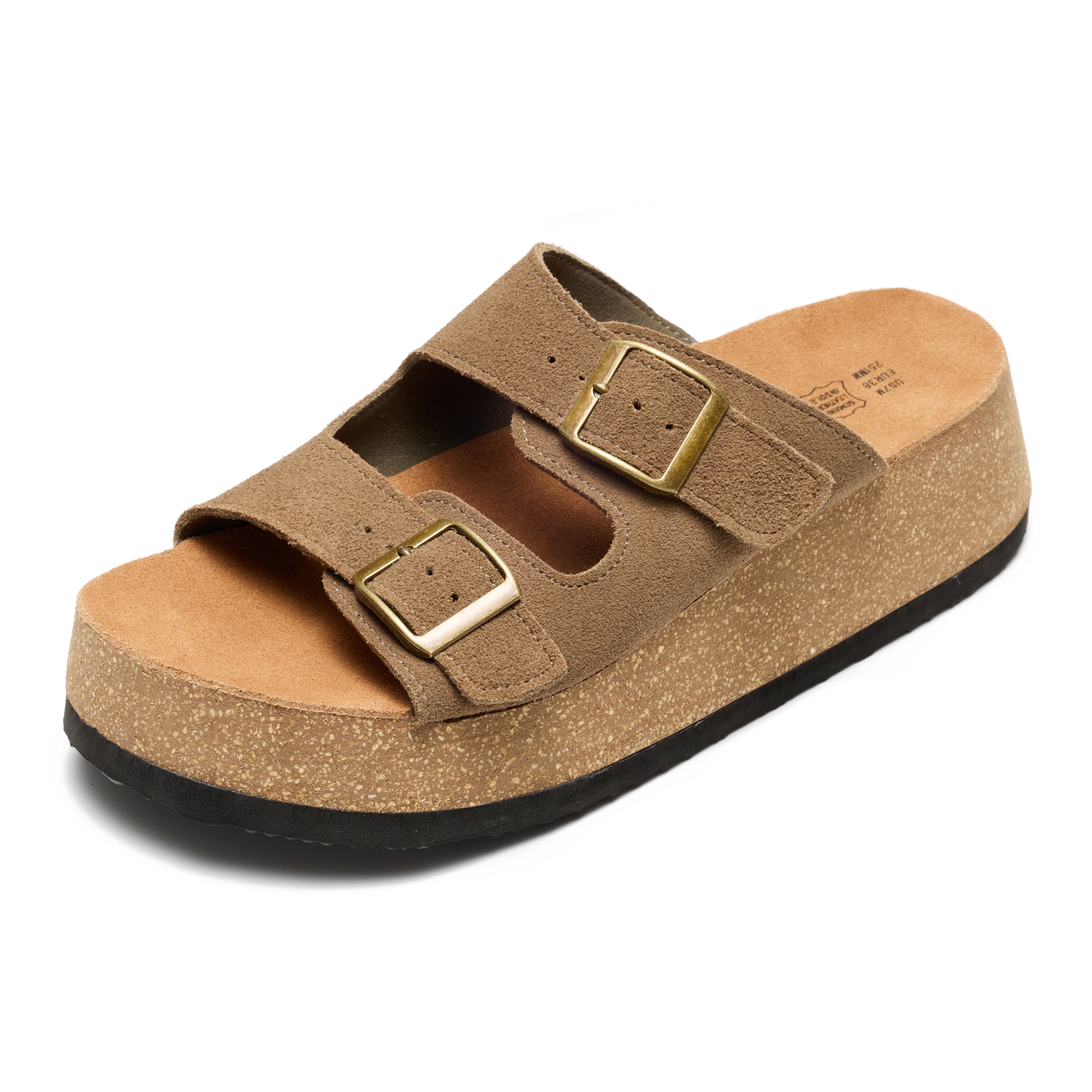 Project Cloud Women's | 100% Genuine Leather Platform Sandals for Women | Plush & Soft Insole | Lightweight | Non-Slip - Barcelona - Project Cloud - Sandals -Shop Project Cloud premium footwear Now!