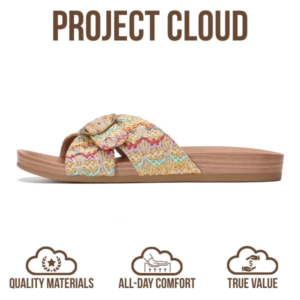 Project Cloud Women's | Platform Sandals Women | Plush and Soft Insole | Lightweight | Non-Slip - Beaming - Project Cloud - Sandals -Shop Project Cloud premium footwear Now!