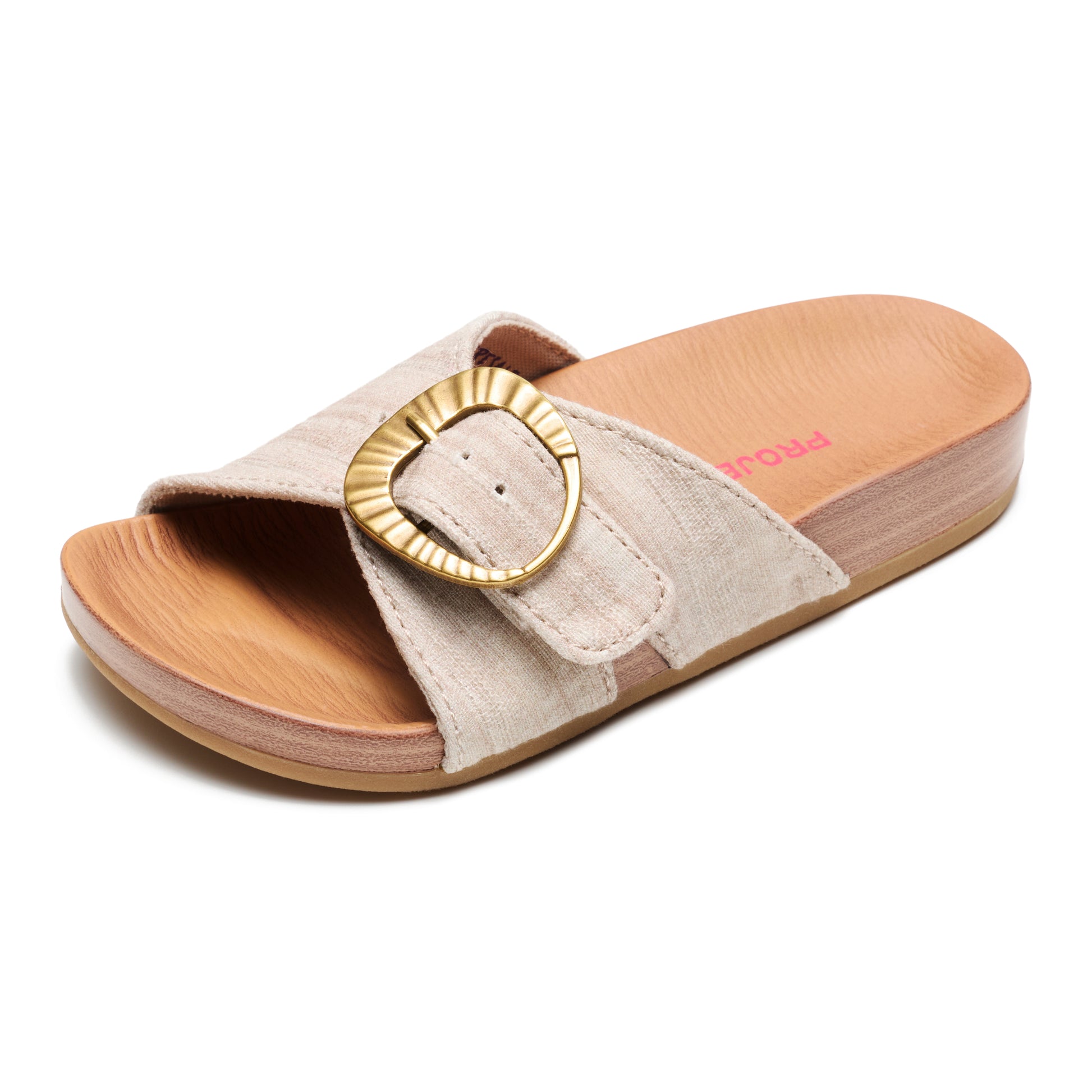 Project Cloud Kids | Eco-Leather Adjustable Buckle Toddler Slides | Plush & Soft Insole | Lightweight | Non-Slip - Beaming Kids - Project Cloud - Sandals -Shop Project Cloud premium footwear Now!